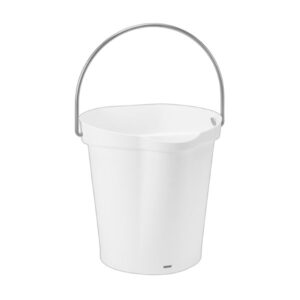 Vikan Emmer met schenktuit, wit, maatverdeling, 6 ltr